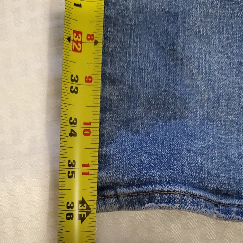 Frame Le High Straigh Denim Blue Ankle Cropped Jeans - Picture 3 of 12